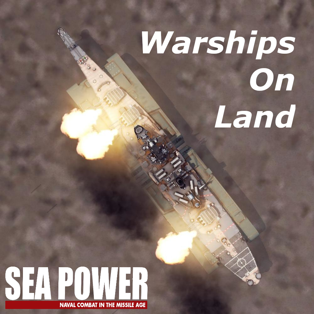Warships on land