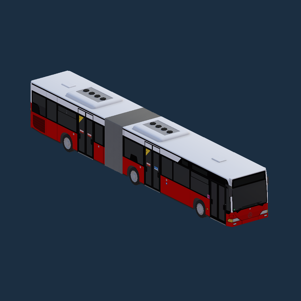 MB O530G 3 Türer - Tempelhofer (DB) Rot (Ex SSB)