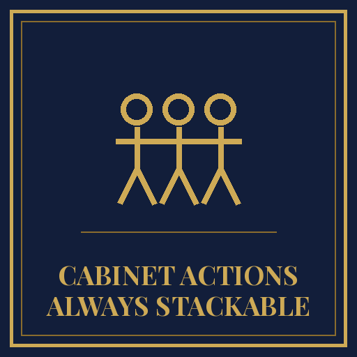 Nicholas - Cabinet Actions Always Stackable