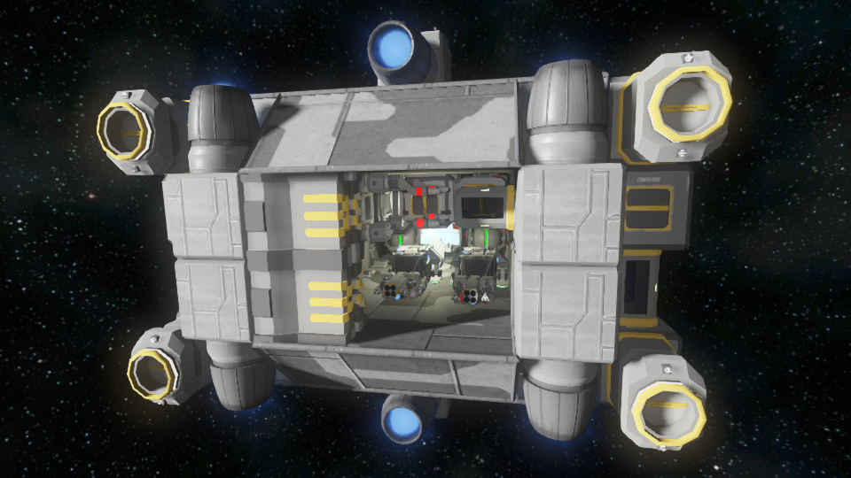Grey War Support Ship
