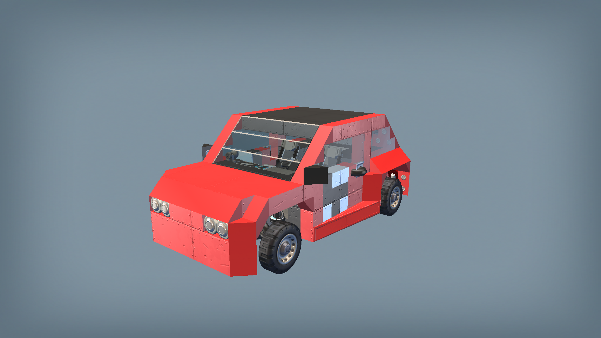 Drag race car 04