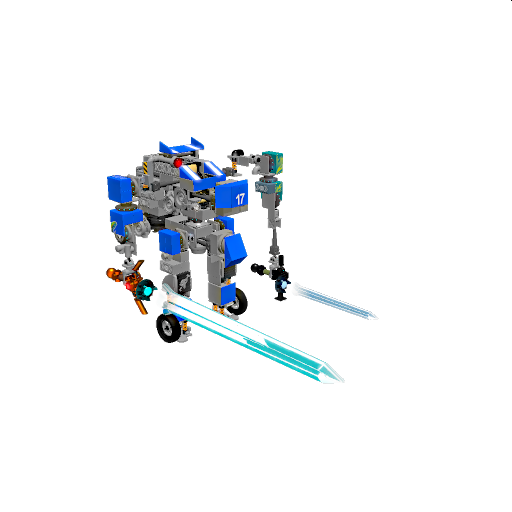 dual wielding mech (two swords)