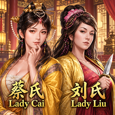 蔡氏/刘氏 立绘 Portraits of Ladies Cai and Liu preview