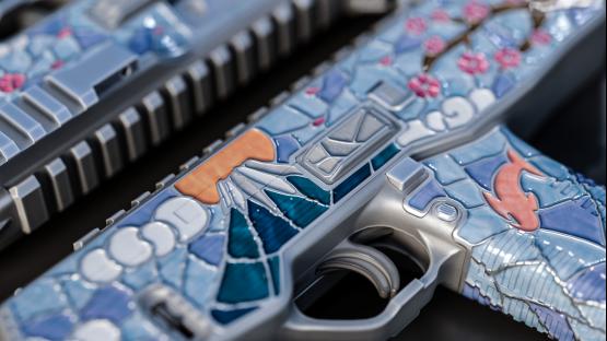 MP9 | Rising Sun (gray-blue)