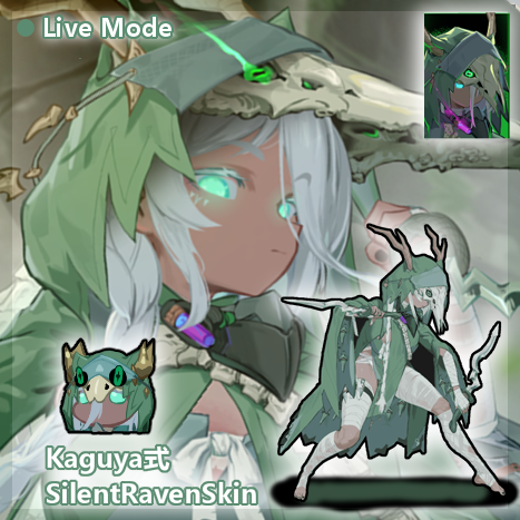 [Live Mode]KaguyaSilentRavenSkin preview