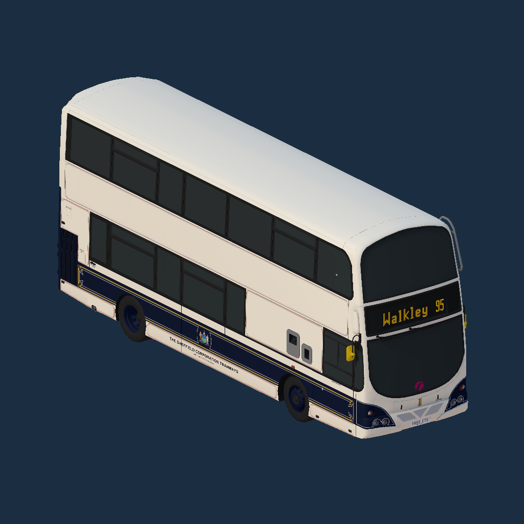 Volvo B9TL Eclipse Gemini - Sheffield Corporation Tramways