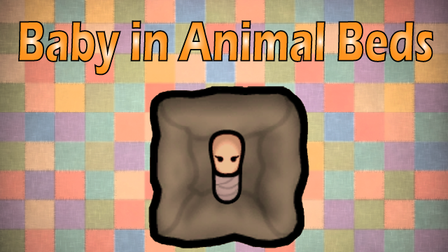 Baby in Animal Beds