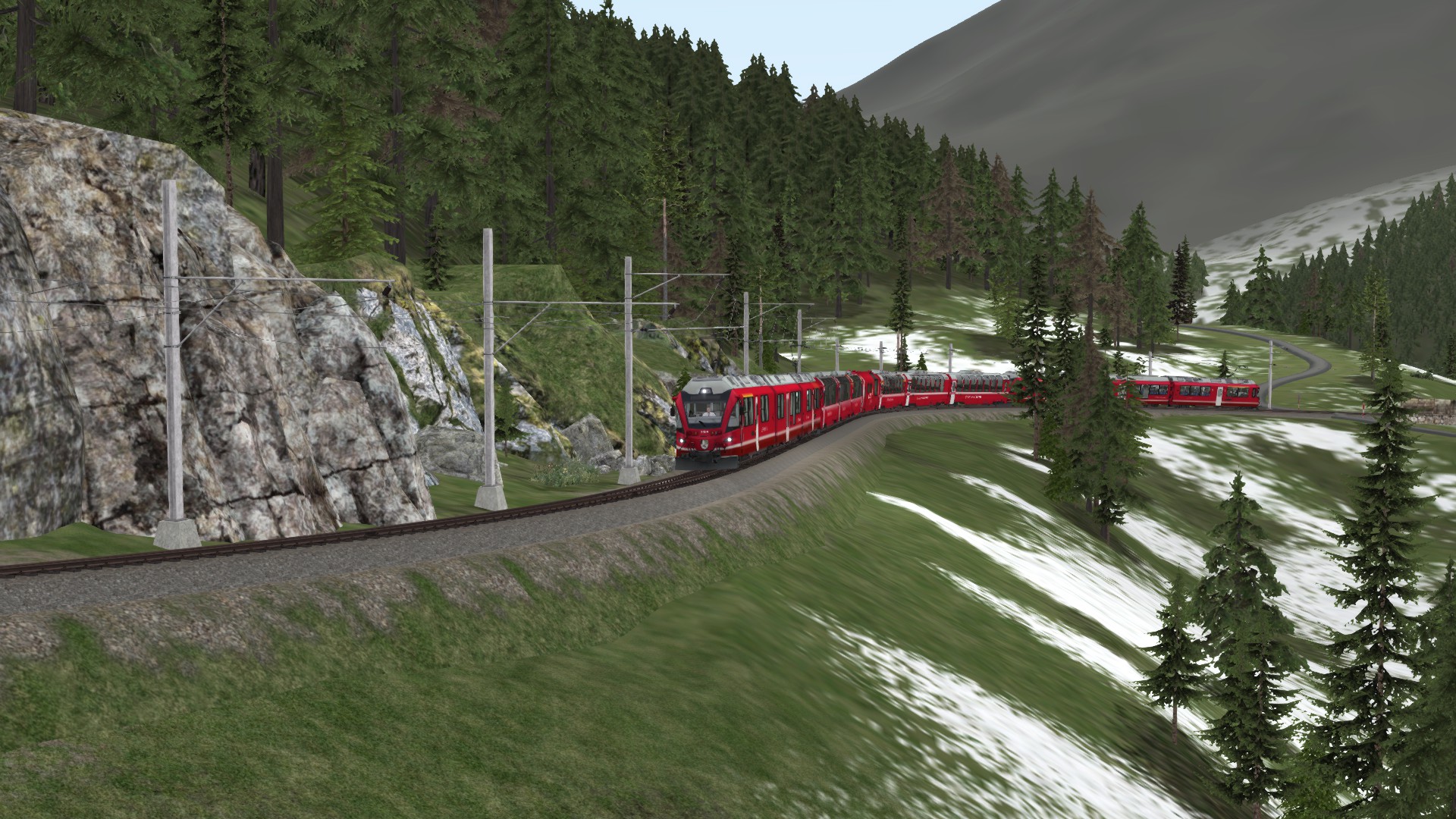 201a. Bernina / Albula Panoramic Full Line A - Printemps (Poschiavo - St Moritz - Thusis) preview