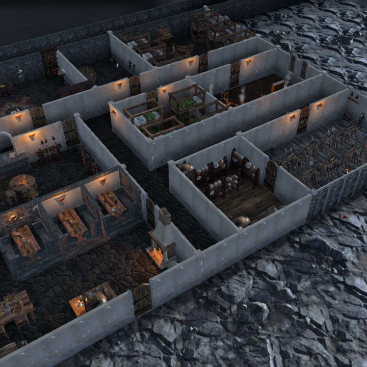 Night Below - Derro Barracks 1
