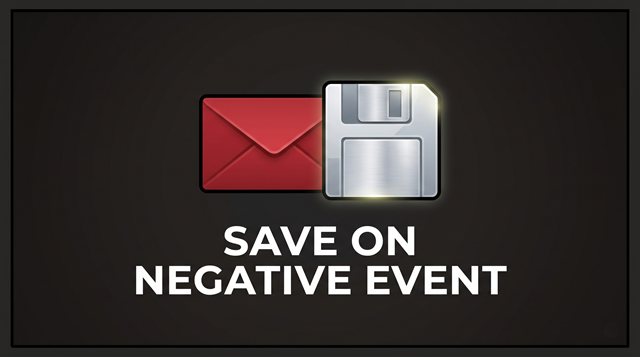 Save on Negative Event