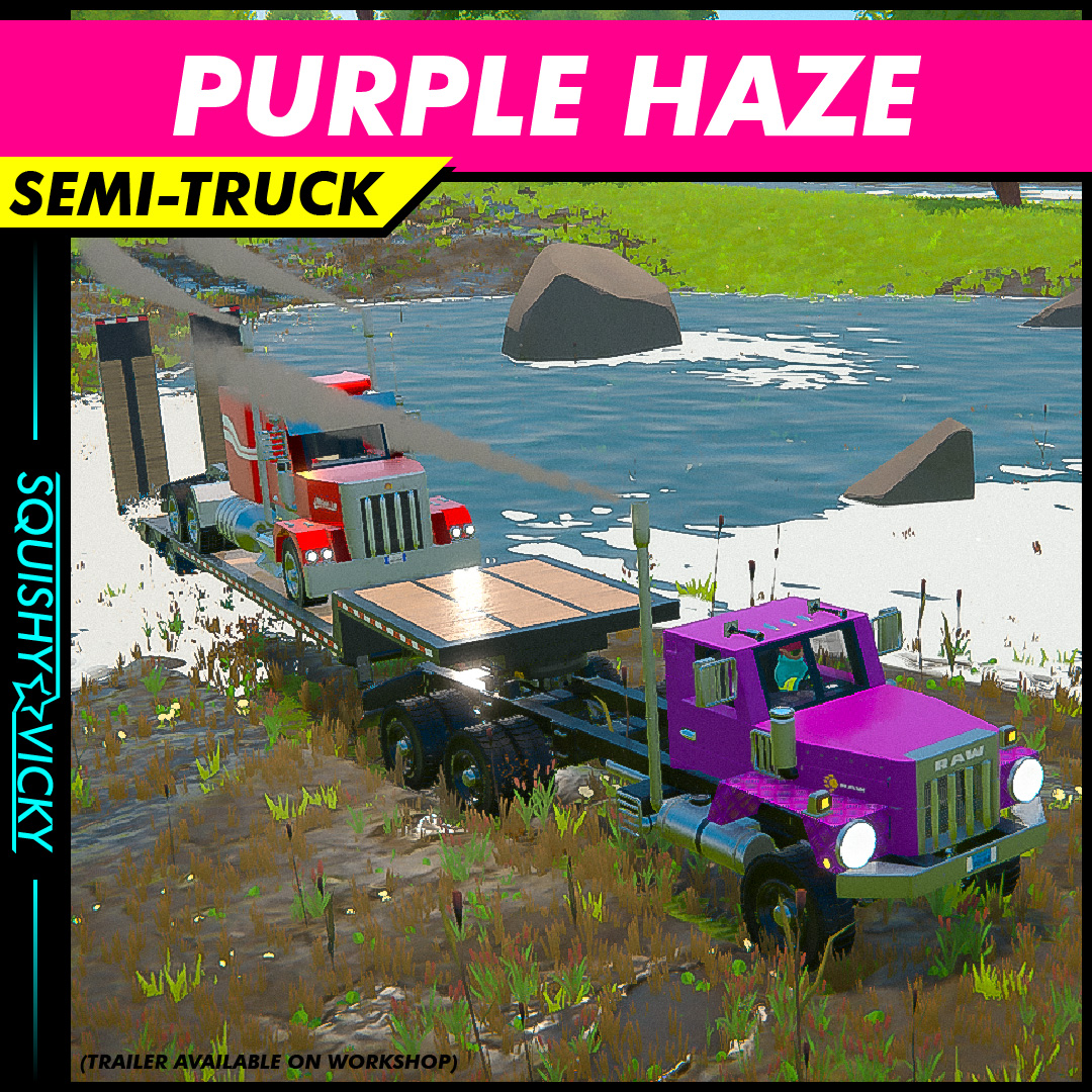 [SQUISHY] Purple Haze - Semi-Truck