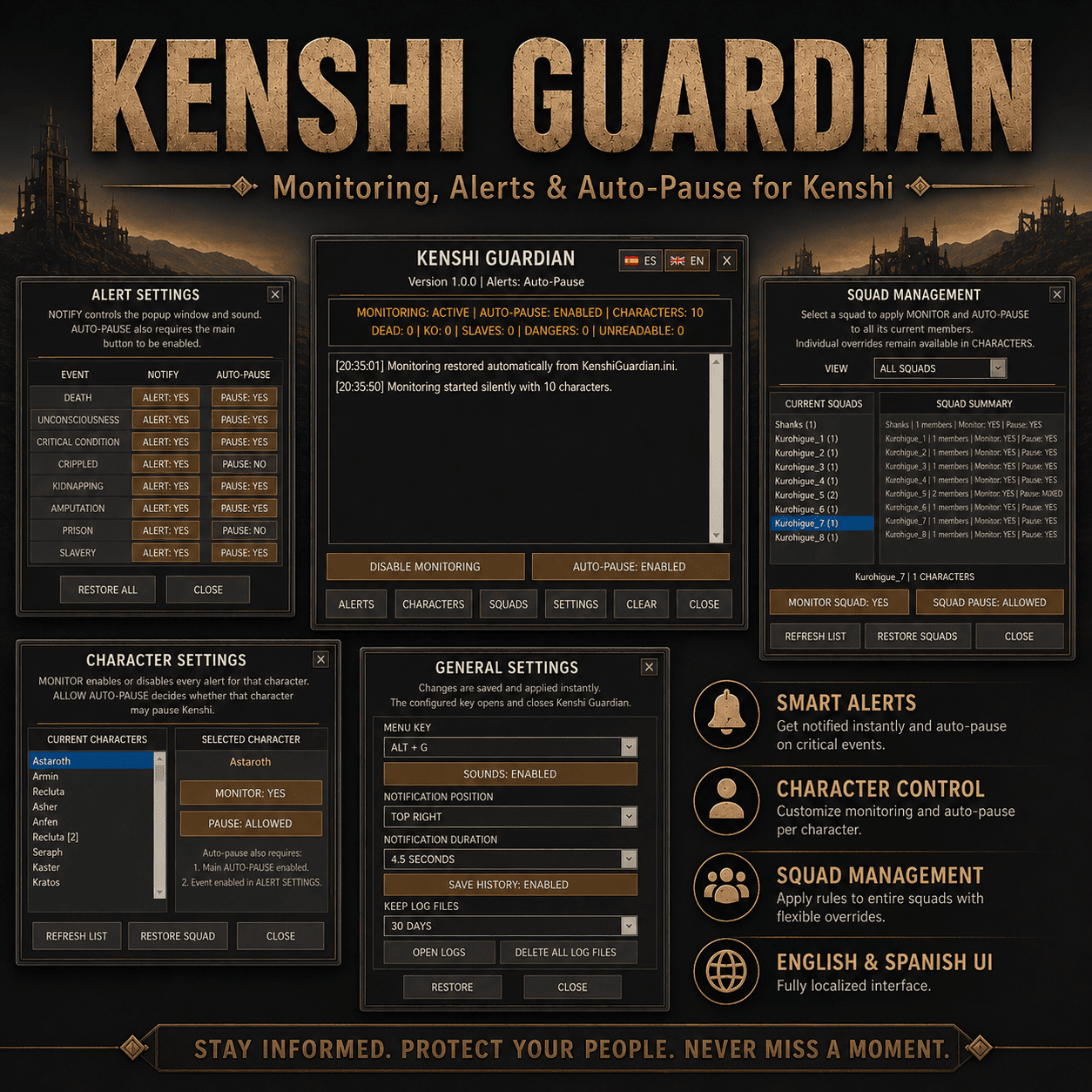 [RE_Kenshi] Kenshi Guardian