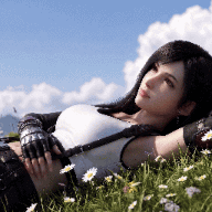 花海青甸 蒂法 电脑动态壁纸 最终幻想7 Final Fantasy VII TIFA preview