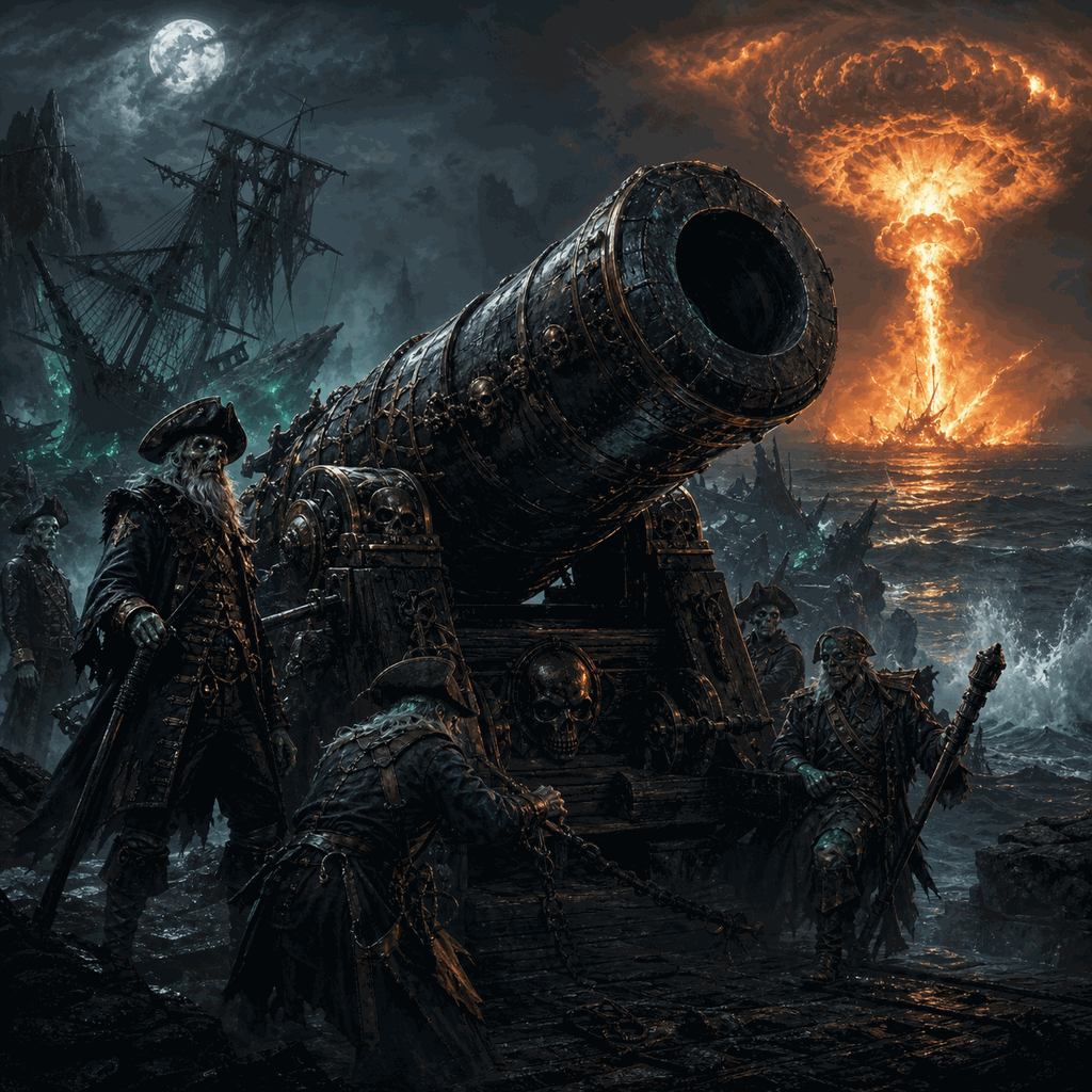 Looted Nuln Worldbreaker Cannon for Vampire Coast