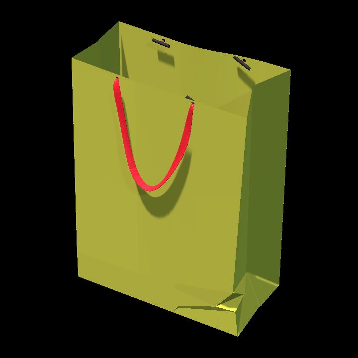 Gift bag - yellow