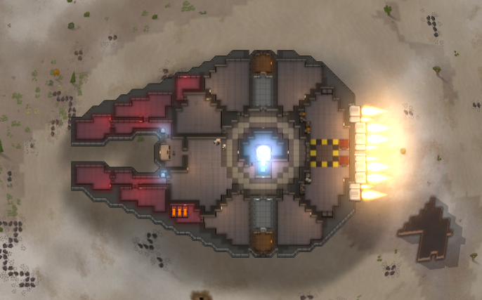 Gravship YT-1300 Corellian freighter