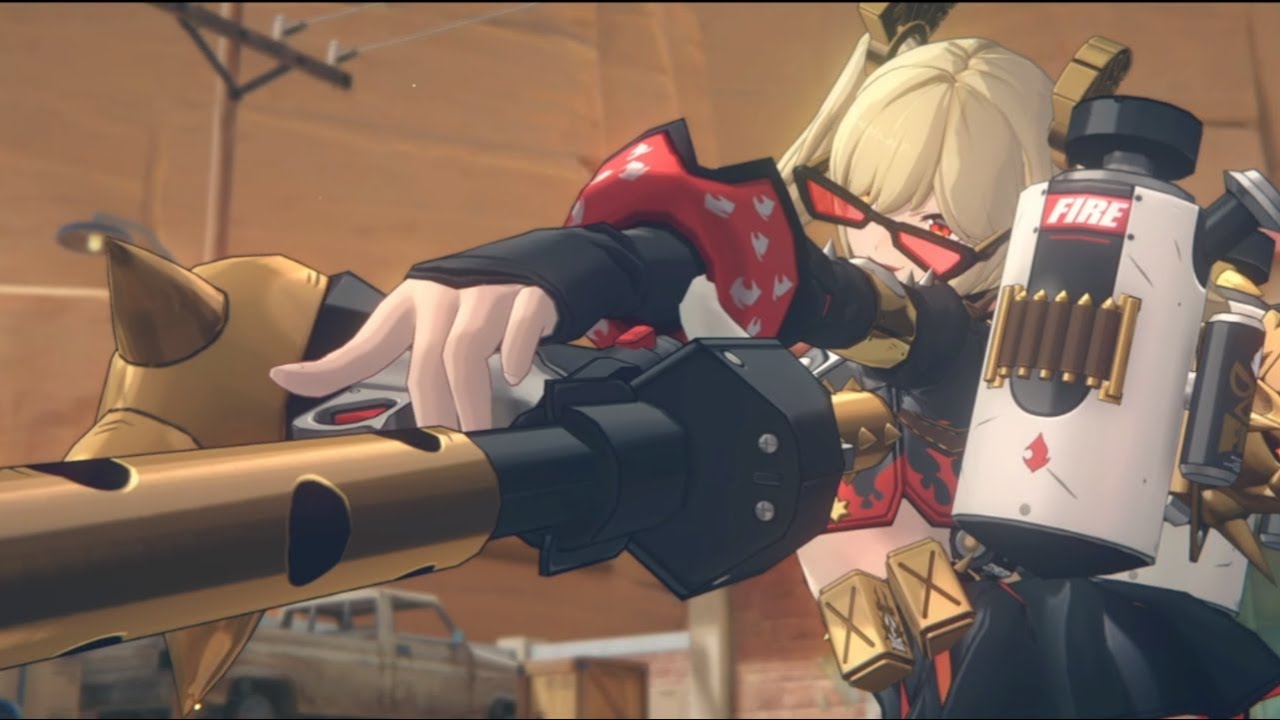 R-18 Burnice  [Zenless Zone Zero] animated sexy pipe bomb 3
