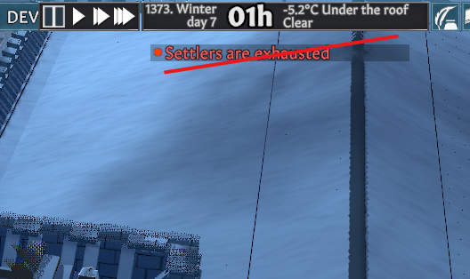 Adjusted Sleep Alerts - Get Warnings for exhausted Settlers later