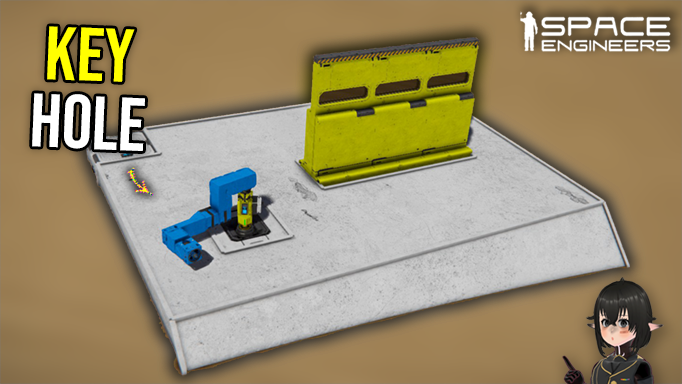 Hangar Door With an Actual Key Lock Proof of Concept