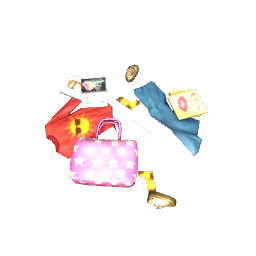 Teen Bedroom Clutter- V6
