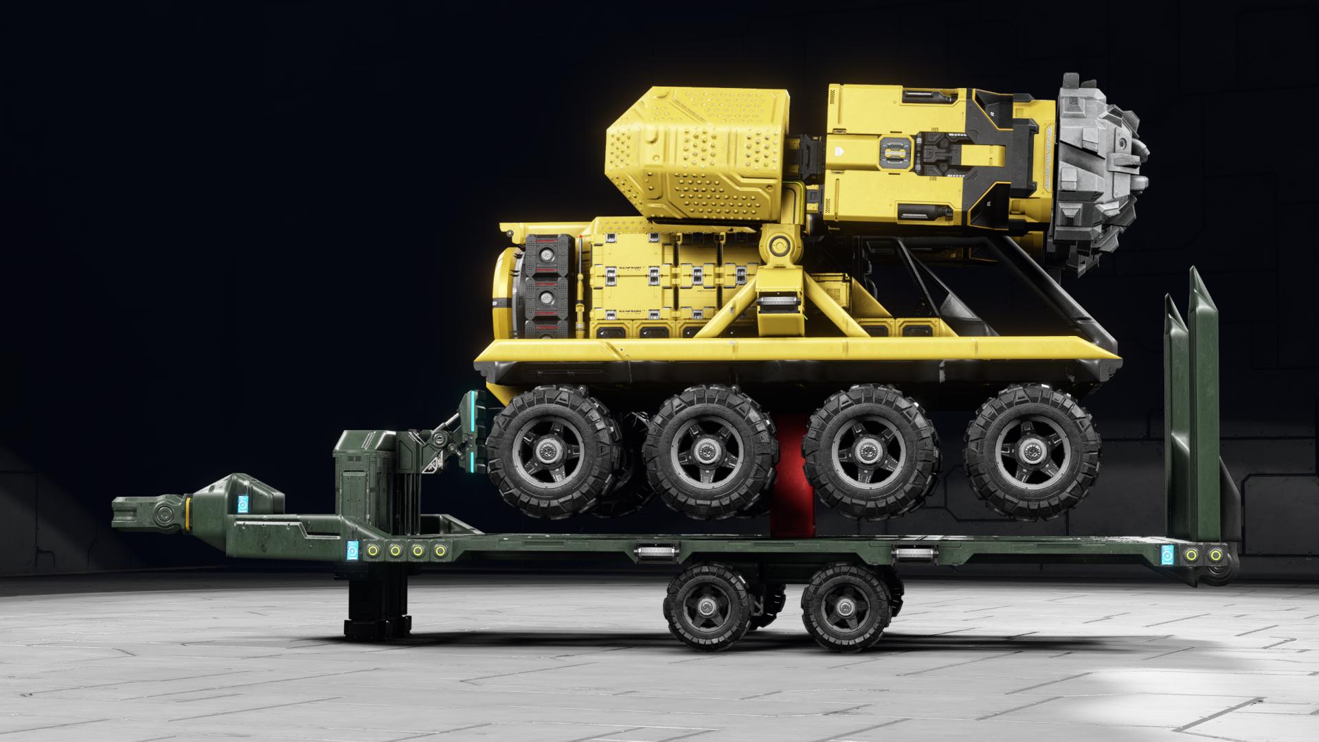 [OC] Flatbed & Mining Mole