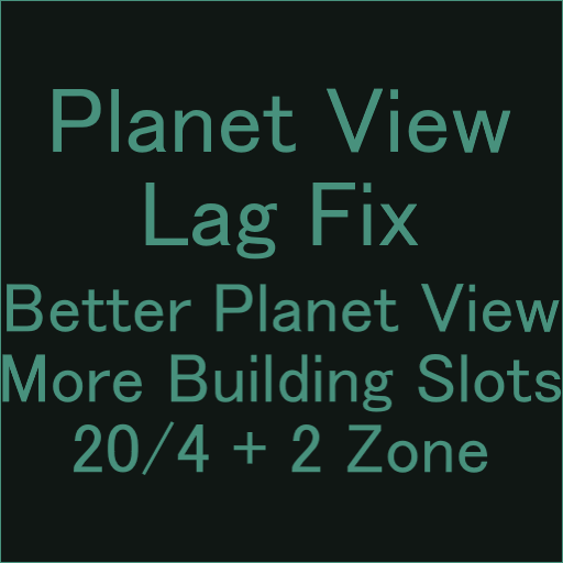 *Depricated* Planet View Lag Fix for BPV - MBS 20/4 + 2 Zone