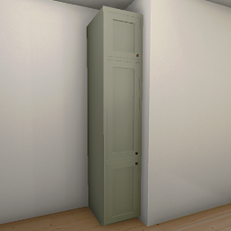Rosemary Kitchen tall cupboard 50 cm left - Sage green