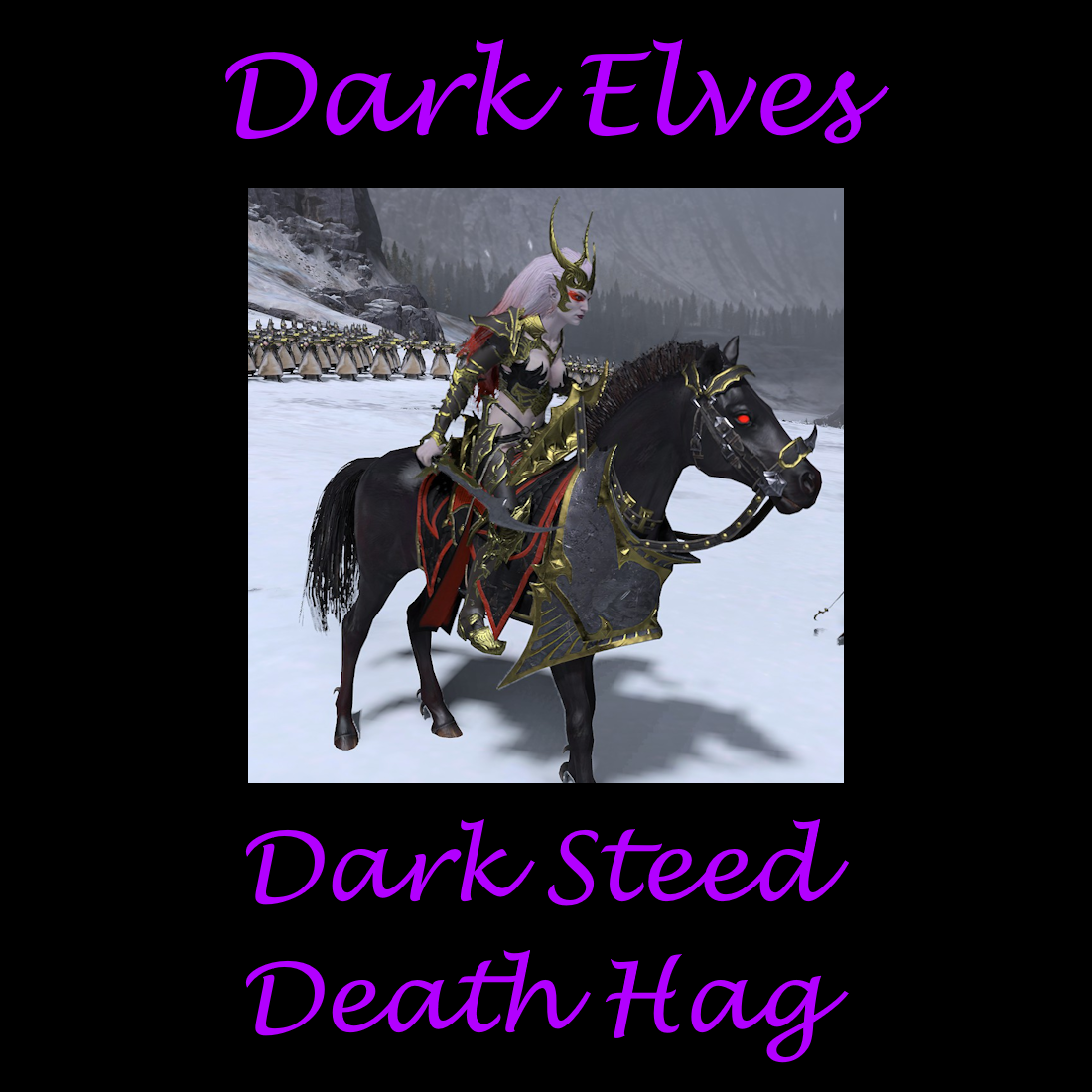 [Dark Elves]Dark Steed for Death Hag