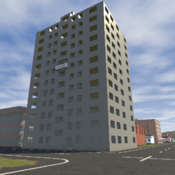 12 Floor Building With Fully Automated Elevator 1.0 (Soft body) preview