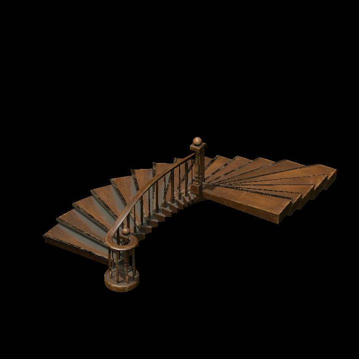 wooden stairs
