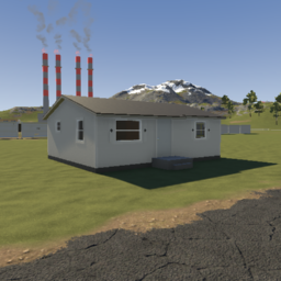 1950s 2 bedroom prefab house (unfurnished)