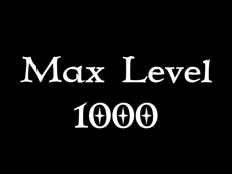 Character Max Level 1000