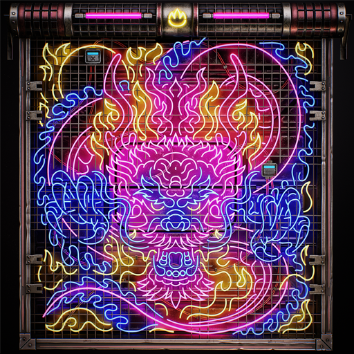 Grand Dragon | Garage Door (Glow)