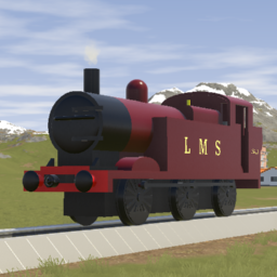 LMS Fowler Class 3F - Crimson Lake