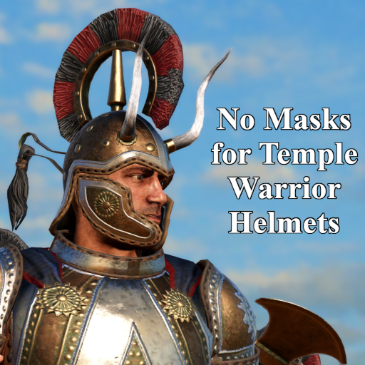 No Masks for Temple Warrior Helmets