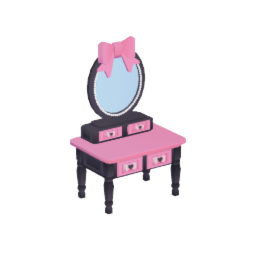 Kuromi Heart Vanity