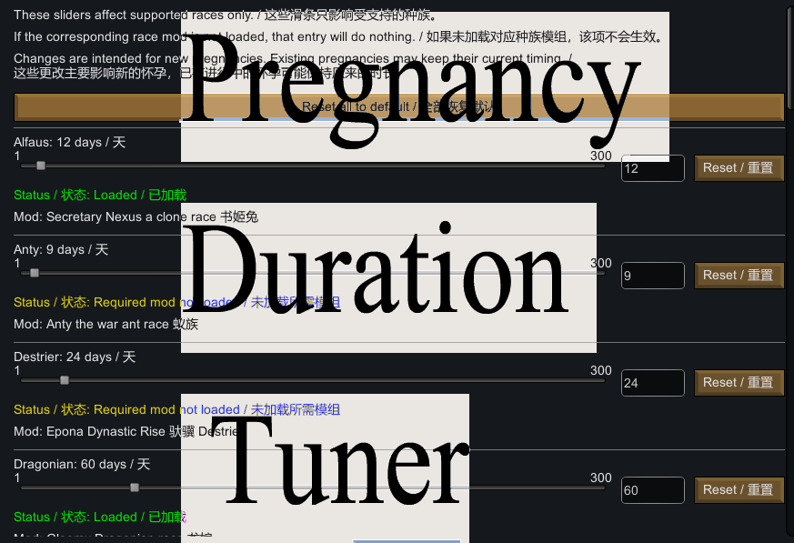 Pregnancy Duration Tuner