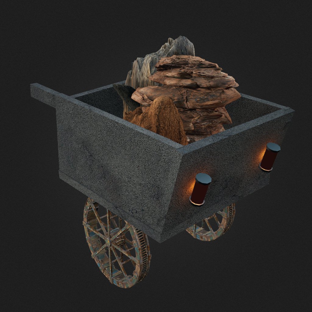 wagonnet de mine