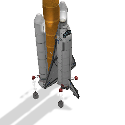 Space shuttel 2 + Orbiter ( science Payload Stock)