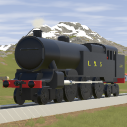L&YR/LMS 4-6-4 "Dreadnought Tank" - LMS Black