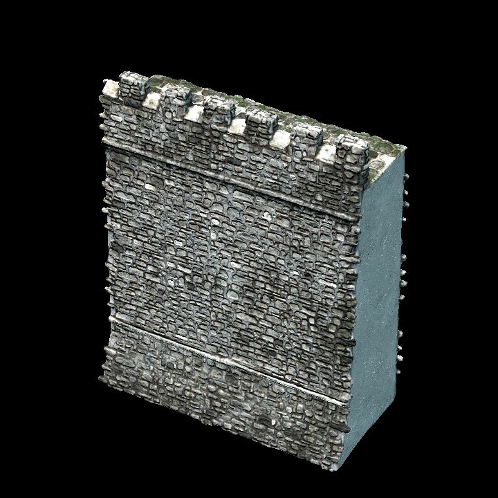 Modular medieval wall set 7