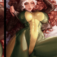 Luminyu Rogue on Bed (Marvel) SFW & NSFW preview