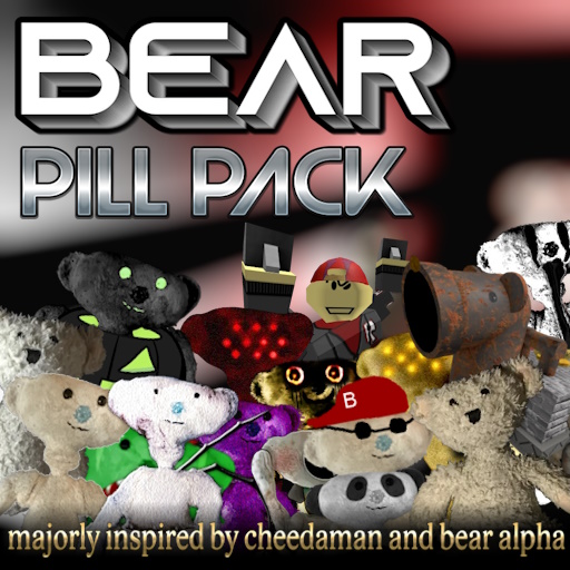 BEAR (Alpha) Pill Pack - (READ DESC IF MISSING TEXTURES!!!)