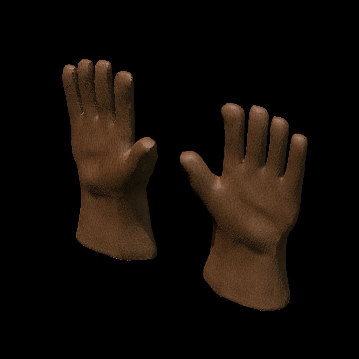 Leather gloves - upright pair 2