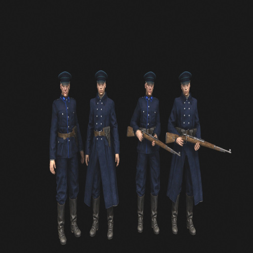Polish Blue Police