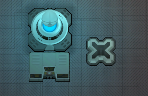 Place the grav anchor freely