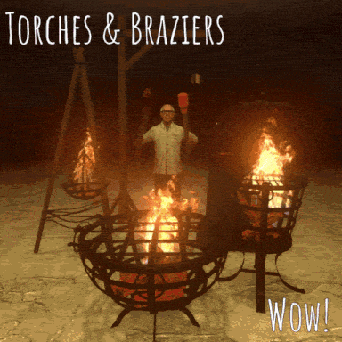 Assorted Medieval Light Source Props