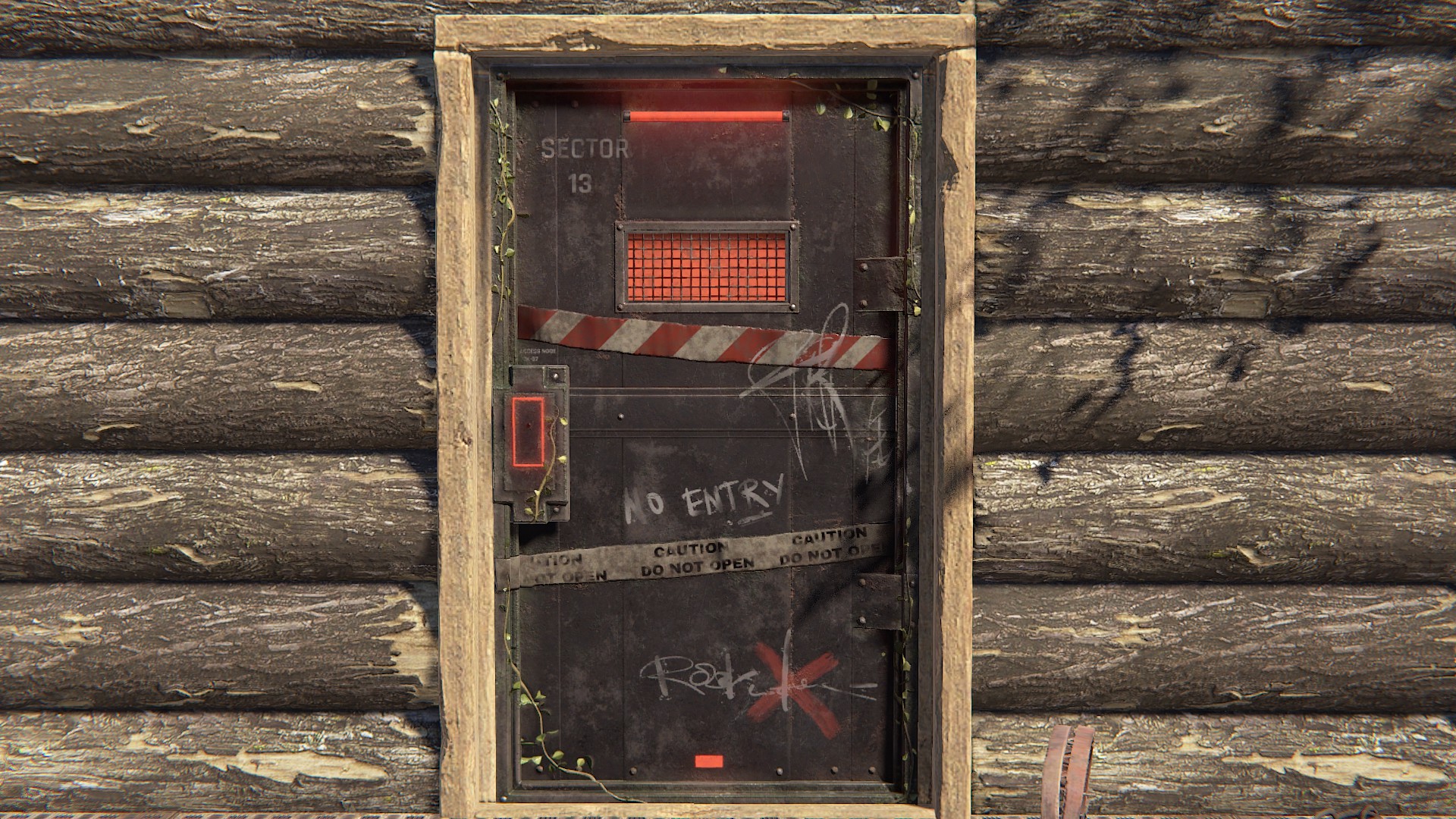 Red Sector Armored Door thumbnail 2