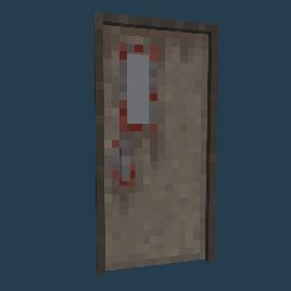 Horror Bathroom Door