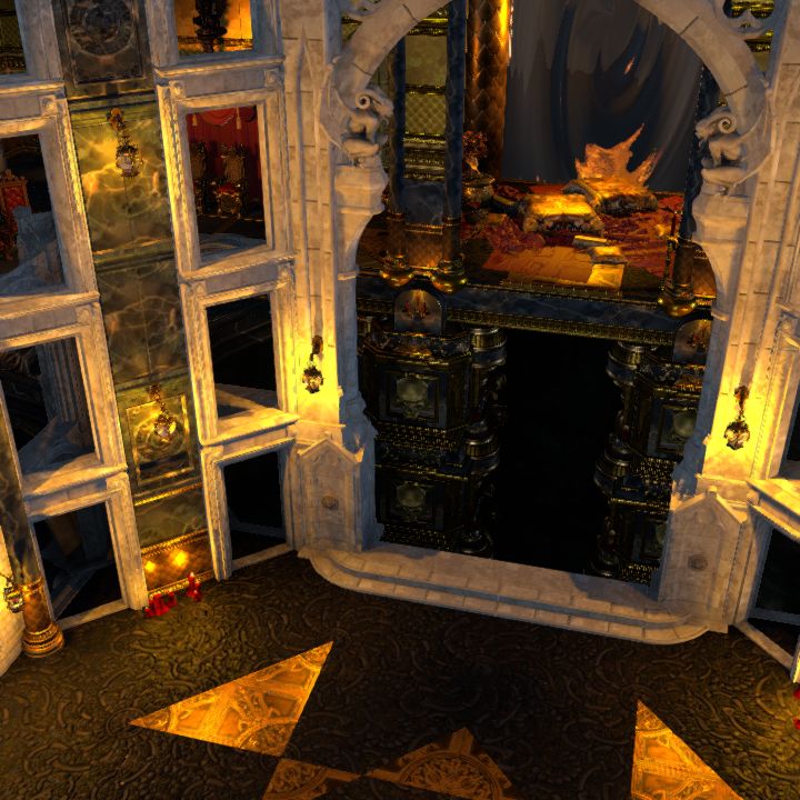 Hell Palace - throne room "Aula Numine", 50x30